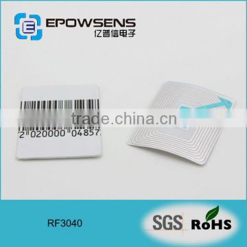 8.2MHz barcode eas security label, RF label