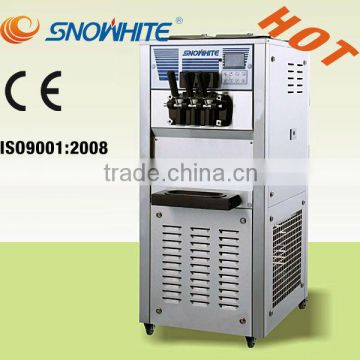 3 Flavors Soft Ice Cream Maker with Gear pump (CE)