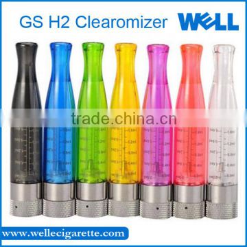 2013 popular hot selling gs h2 atomizer Wellecs wholesale electronic cigarette h2