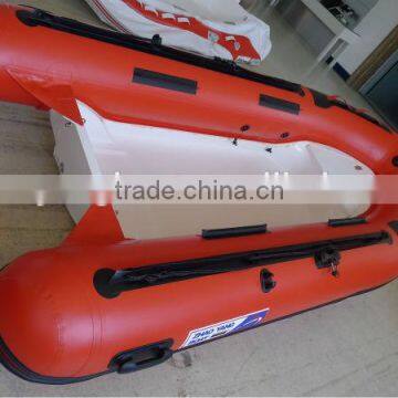 (CE Certificated )0.9mm PVC Inflatable Boat/ Fiberglass Hull