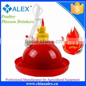 Full automatic poultry plasson chicken drinker with best quality for sale