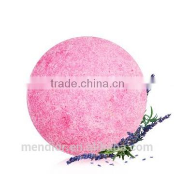 Mendior strawberry and lavender essential oil Bath Bombs with mixed color Natural Bath Fizzers OEM Brand