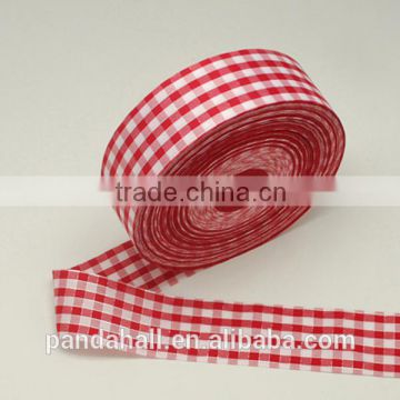 Red Tartan Ribbon, Gird Pattern, 40mm, 100yards/roll(SRIB-S004-40mm-10)