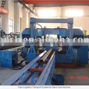Pipe Logistics Transport System for Band Saw Machine