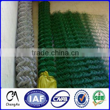 2015 used PVC coated chain link fence for sale/alibaba china used chain link fence for sale