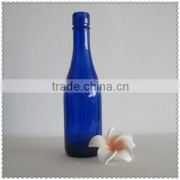 250ml mineral water bottles cobalt blue glass juice bottle