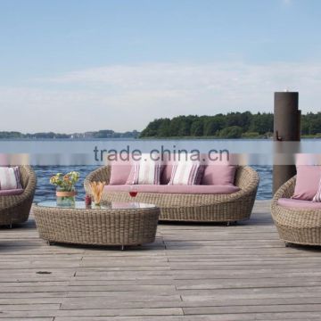 Modern Style Design Garden Sofa Set- PVC Rattan Garden Sofa - Rattan Outdoor Furniture - Patio Furniture