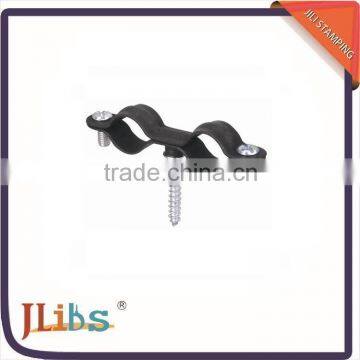 China Manufacturer Pipe Clamp Black Coating With Screw