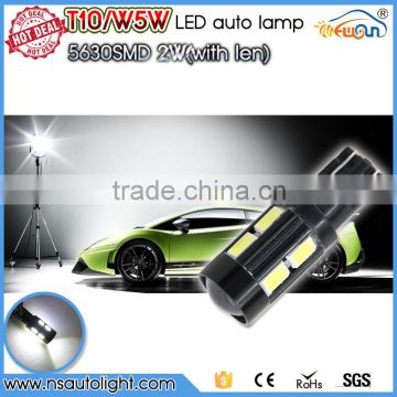 Led T10 194 168 5730 10SMD with Lens Can-bus Error Free 10 Led Interior Lights