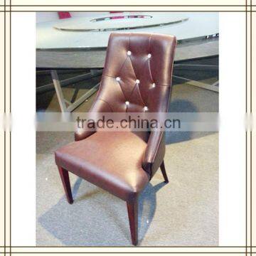 Durable coffee restaurant pu leather chair (A058)