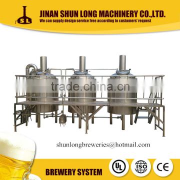 steam heating 2000l beer brewery equipment for sale