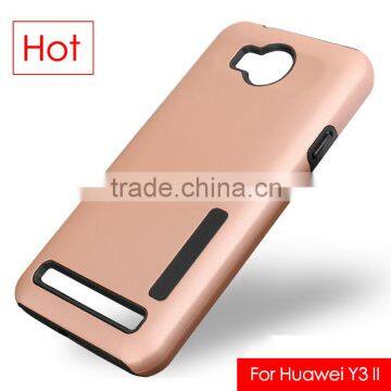 LZB New Arrival TPU PC 2 in 1 Hybrid Phone Case for Huawei Y3 II,for Huawei Y3 II Case