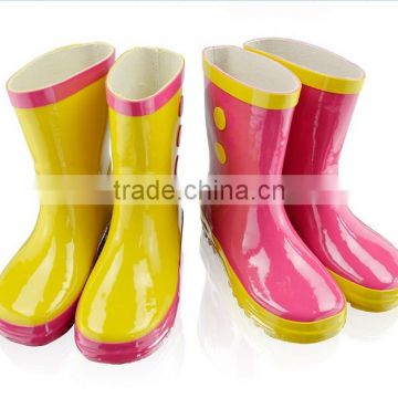 2016 Fashion cheap Children Rubber boots boys and girls kids rubber rain boots