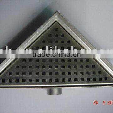 Stainless Steel triangle floor drain for barthroom/kitchen/floor