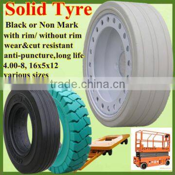 Low Sea Freight 4.00x8 Small Solid Rubber Tires and Wheels With Good Price