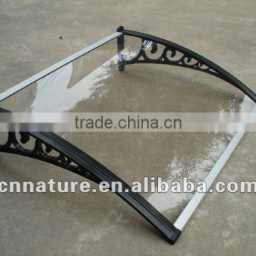 clear plastic polacarbonate awnings