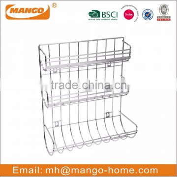 Standing Chrome Plating Metal Wire toilet paper holder