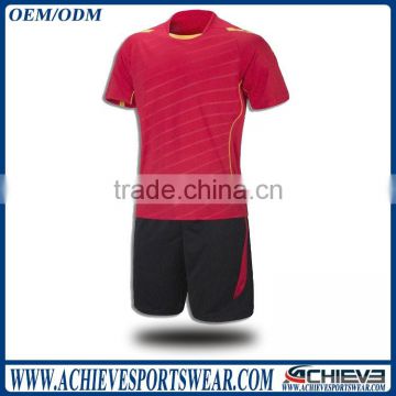 Customized cheap football jersey new model, soccer jersey set