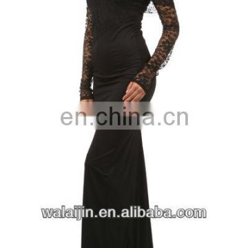 2013 black color ladies dresses for prom