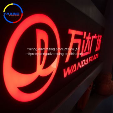Outdoor custom 3d advertising acrylic led fronlit letters channel sign