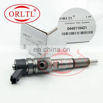 ORLTL Common Rail Spare Parts Injector 0445110421 Auto Fuel Inyection 0 445 110 421 Diesel Oil Injectors 0445 110 421