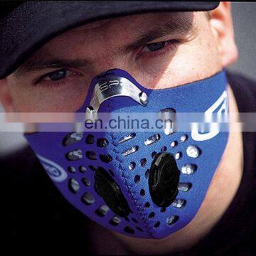 Anti smog anti dust outdoor sport safety pm 2.5 filters custom ski pollution motorcycle neoprene face mask