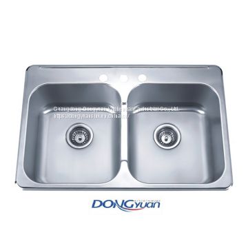 Kitchen Sink with Top Mount Installation and Cupc Certification (918)