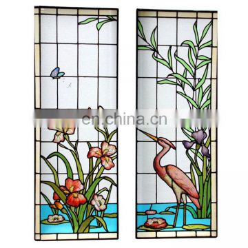 European building glass windows made by stained glass for home decoration