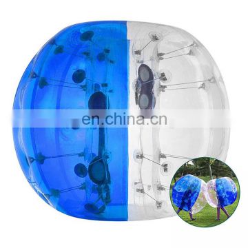 1.8M Promotional Cheap PVC Inflatable Crazy Human Body Zorbing Zorb Soccer Football Bubble Bumper Ball For Soccer Football
