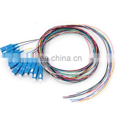SC/UPC SC/APC 12 cores fiber optic pigtail fiber optical equipment