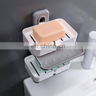 No Punching Custom Box for Soap Bar Holder Hanger Large Heavy Duty Shower Wall Hooks Soap Dish Holder Container