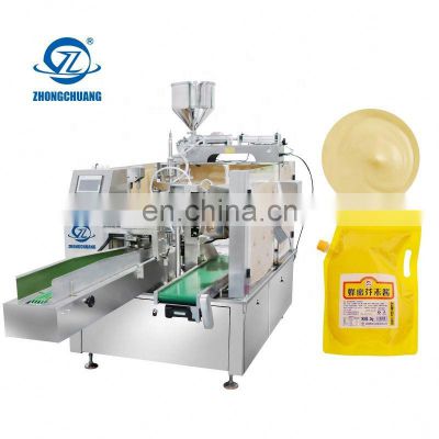 Premade Bag Packing Doypack Bags Coffee Shampoo Coffee Popsicle Cooking Oil Tomato Sauce Sachet Soup Liquid Packaging Machine