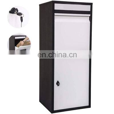 Galvanized Steel Box Parcel Delivery Box Drop Box With Handle Parcel Safe