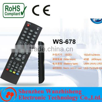 learning or universal remote control for TV with Jumbo keys and case for Middle-East, EU, Africa, South America market
