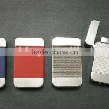Square Metal Windproof Gas Refillable Lighter for Cigarette