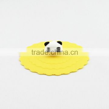 Colorful silicon cute cup lid for Mug /Glasses from NingBo