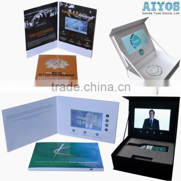 AIYOS Top Video Card Factory High Quality Video Screen Digital Brochure 2015