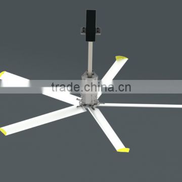 Shanghai Kale Fan 24FT(7.3M) HVLS 5 magnalium blades large hvls fan for industrial cover big area
