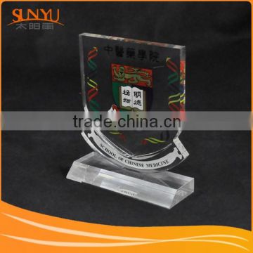 Acryl Transparent Cube Awards With White Cube Embedded