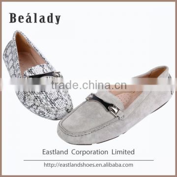Wholesale soft fashion rubber outsole printed snake leather import women shoes from italy