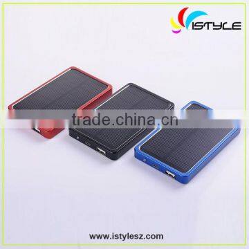 mobile phone accessories 4000mah solar power bank charger