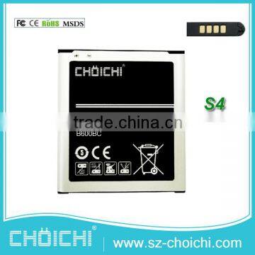 Hot selling CHOICHI mobile phone li-ion battery for samsung galaxy s4