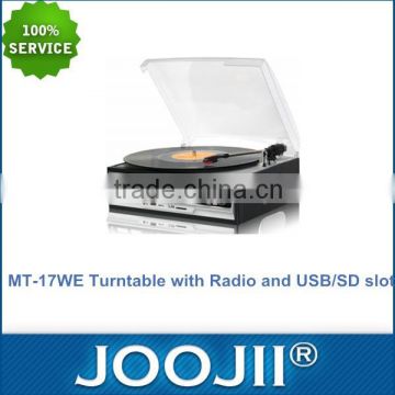 Professional Belt-Driven Turntable & Music Vinyl Records & Jukebox Music Vinyl Records With Cassette Player/Aux in