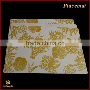 China supplier manufacture Fast Delivery pvc placemat