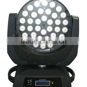 2015 Hot selling tems A-2092 10W 36PCS RGBW 4 IN 1 led wash moving head with zoom