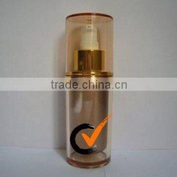 60ml Cosmetic Round Bronze Inner Bottles Acrylic