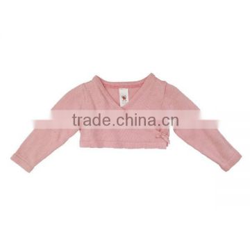 TWSC046 100%Cotton pink long sleeve pullover