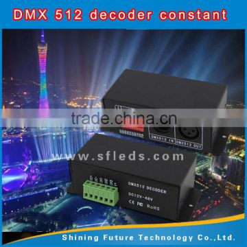 RGB 3 channel constant voltage 3 channel dmx led controller dimmer dmx512 decoder constant