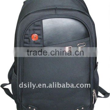 China Polyester Laptop Backpack, Black Computer Bag, X8002A110001