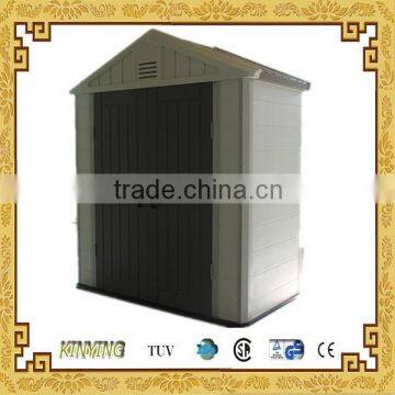New design high quality HDPE plastic garden sheds for tool storage